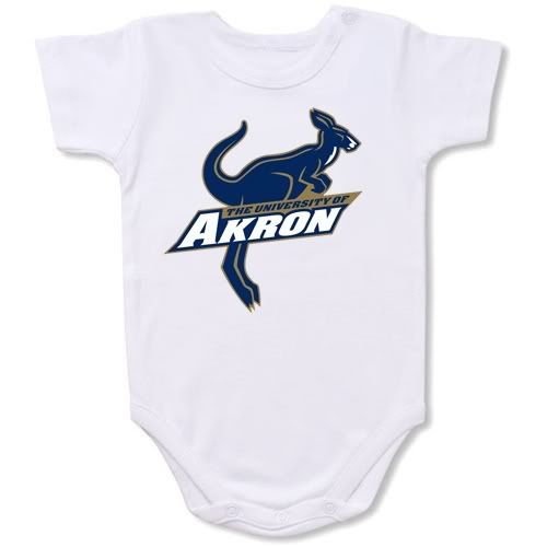 Akron Zips Baby Bodysuit Creeper #01